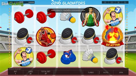 2016 Gladiators Slot Gratis