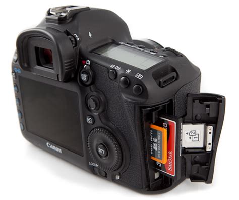 A Canon 5d Mark Iii Slot Sd