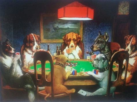 A Noite De Poker Pintura