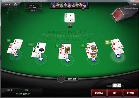 A Pokerstars Blackjack Canada