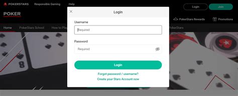 A Pokerstars Login