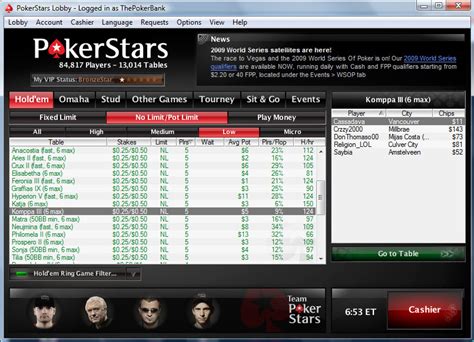 A Pokerstars Nickname Alterar