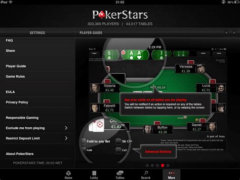 A Pokerstars Ser Android App