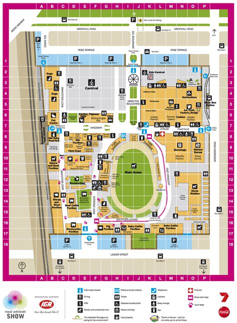 Adelaide Casino Mapa