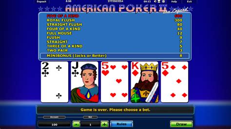 American Poker 2 Gratis Ca La Aparate