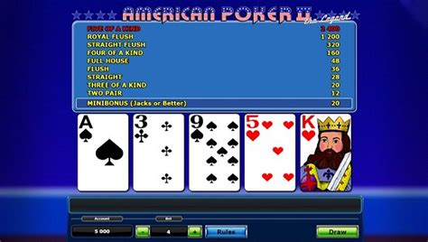 American Poker 2 Juego Gratis