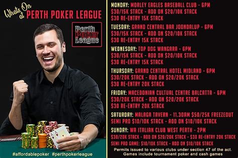 Apl De Poker League Perth