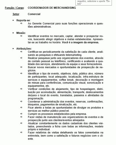 As Promocoes Do Casino Coordenador De Descricao De Trabalho