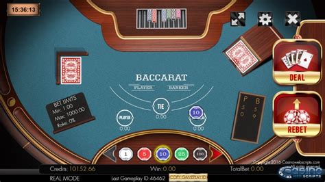 Baccarat Casino Web Scripts Bodog