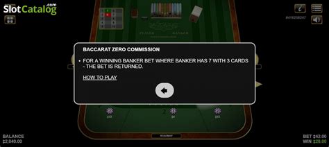 Baccarat Zero Commission Betway