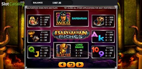 Barbarian Riches Pokerstars