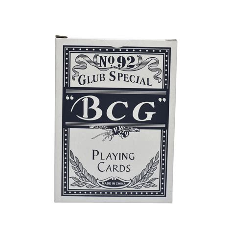 Bcg 92 Tamanho De Poker