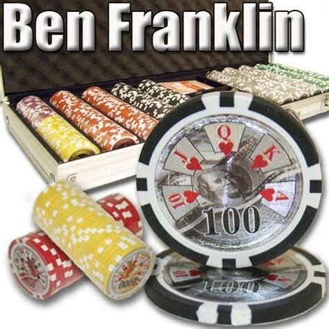 Benjamin Franklin Fichas De Poker