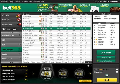 Bet365 Poker Deposito Minimo