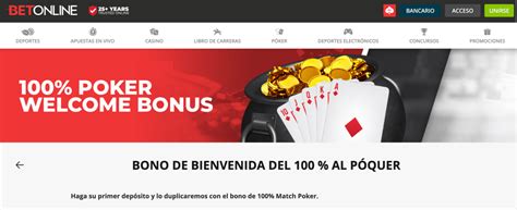 Betonline Poker Codigo De Bonus De Deposito