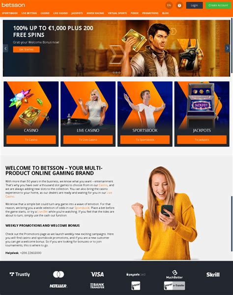 Betsson Players Access To Casino Website