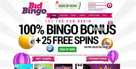 Bid Bingo Casino Online