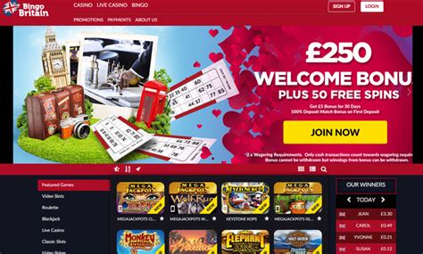 Bingo Britain Casino Bonus