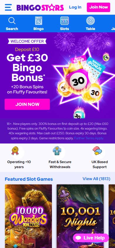 Bingo Stars Casino Mobile