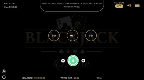 Blackjack Deluxe Dragon Gaming Bodog