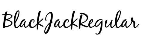 Blackjack Regular Fonte