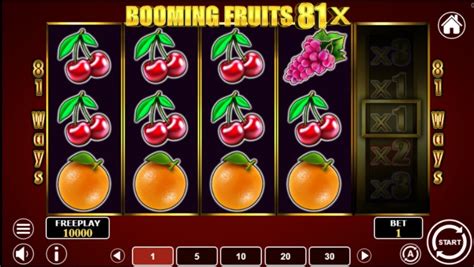 Booming Fruits 81x Betsson