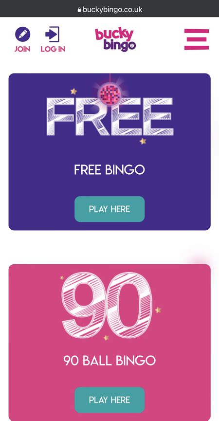 Bucky Bingo Casino Mobile