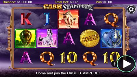 Cash Stampede Slot Gratis