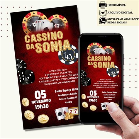 Casino Convites Personalizados