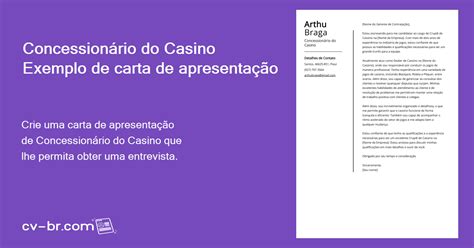 Casino Host Carta De Exemplo
