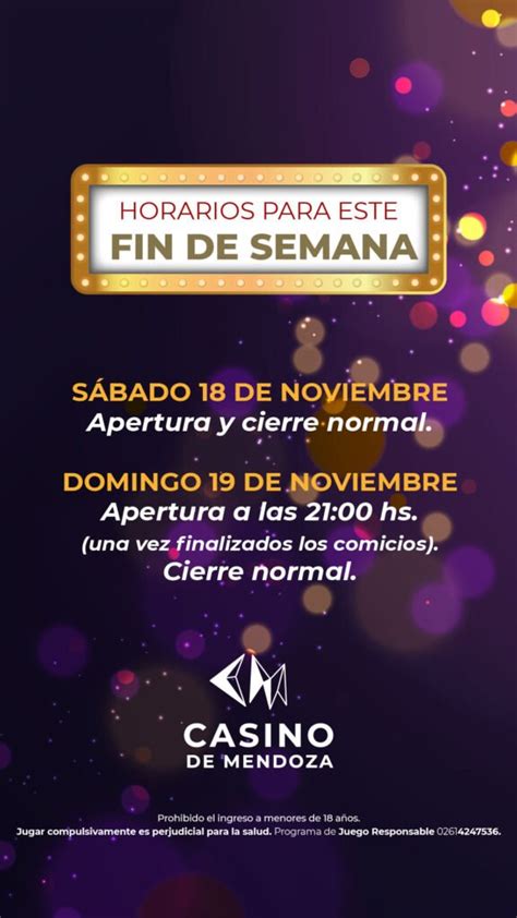 Casino Mendoza Horarios