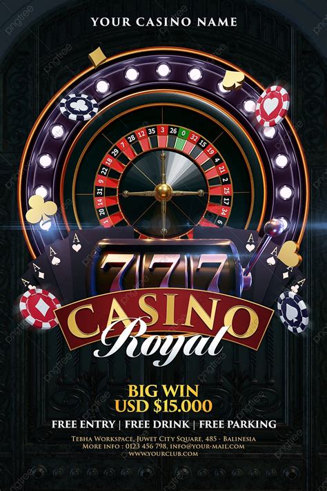 Casino Panfleto Psd Livre