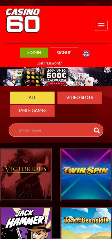 Casino60 App