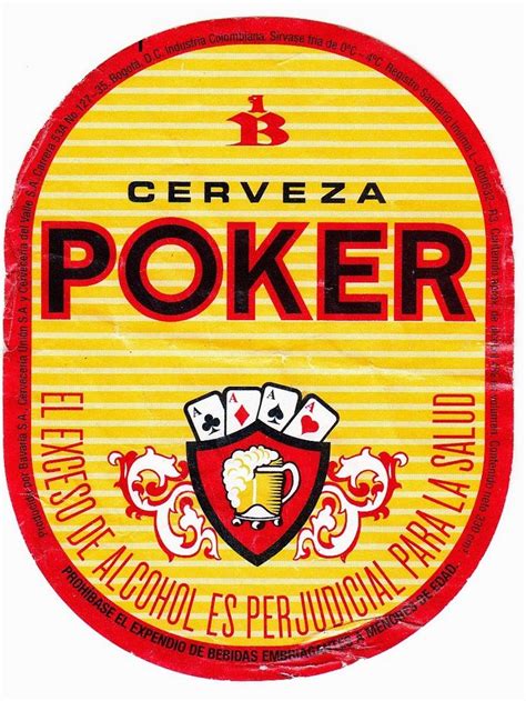 Cerveza Poker Etiqueta Premiadas