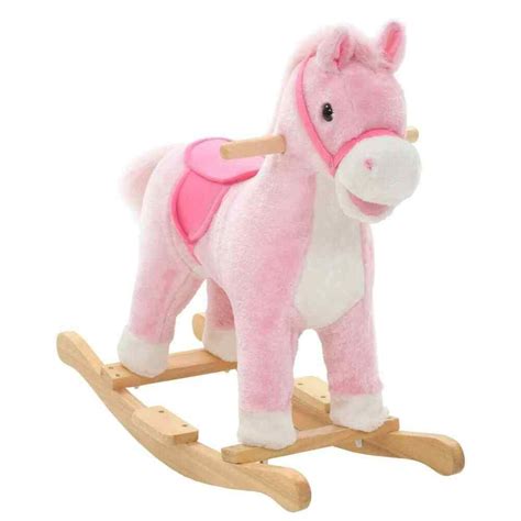 Cheval Basculante Roletas Peluche