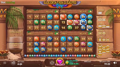 Cleopatra S Gems Bingo Novibet