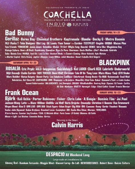 Coachella Fim De Semana De 2 Slots De Tempo