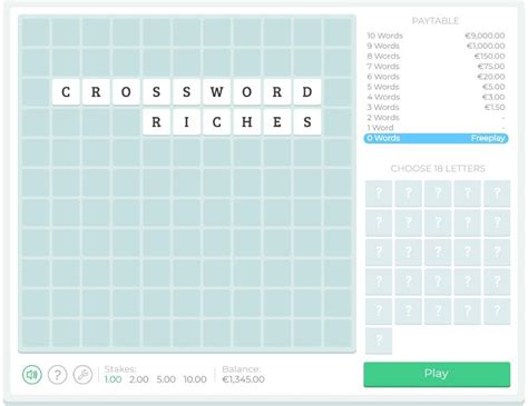 Crossword Riches Betano