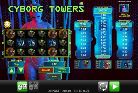 Cyborg Towers 888 Casino