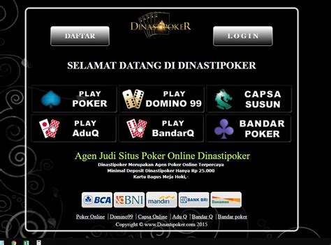 Daftar Poker Dinasti