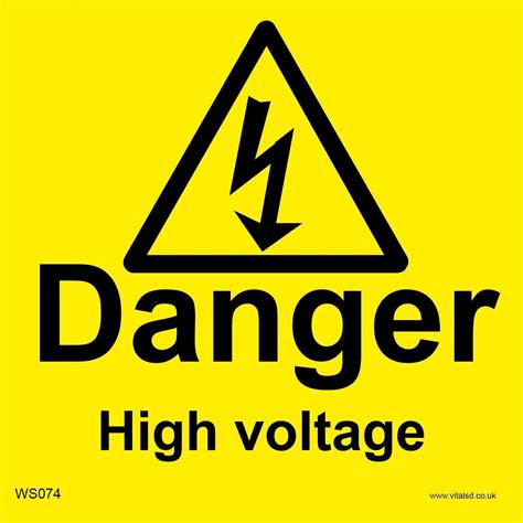 Danger High Voltage Bwin