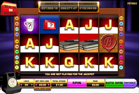 Deal Or No Deal Slot Machine Download Gratis