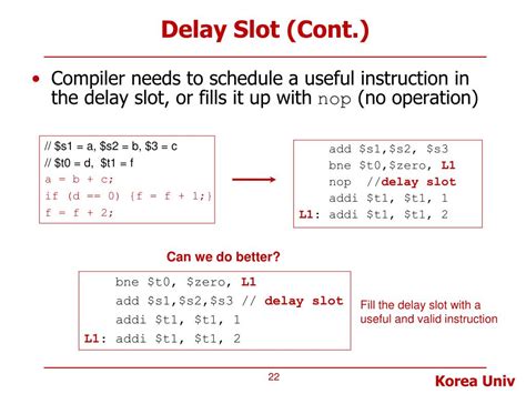 Delay Slot X86