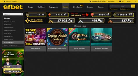 Efbet Casino Online Igri