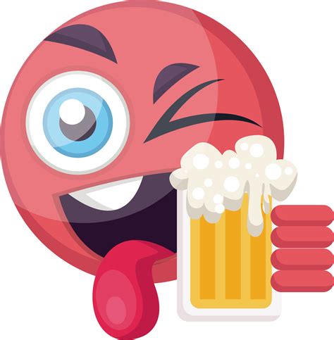 Emoji Jogo De Cerveja Rosto