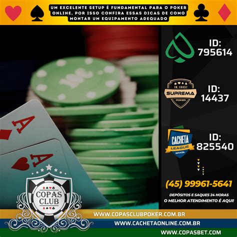 Equipamento De Poker Online