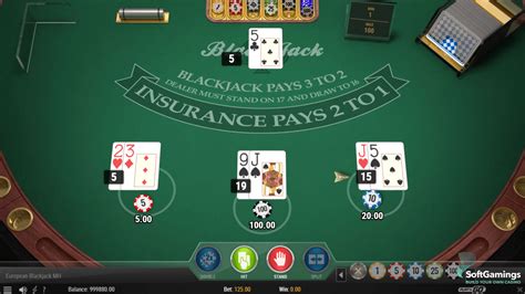 European Blackjack Mh 888 Casino
