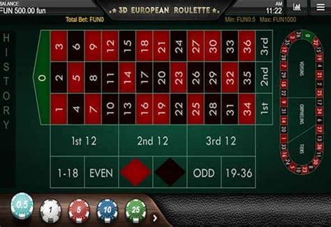 European Roulette 3d Advanced Betsul