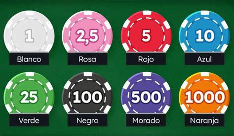 Ficha De Poker Valores Em Dolar