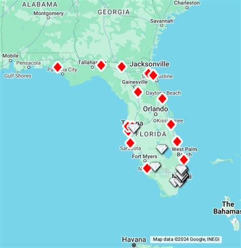 Fl Casinos Mapa